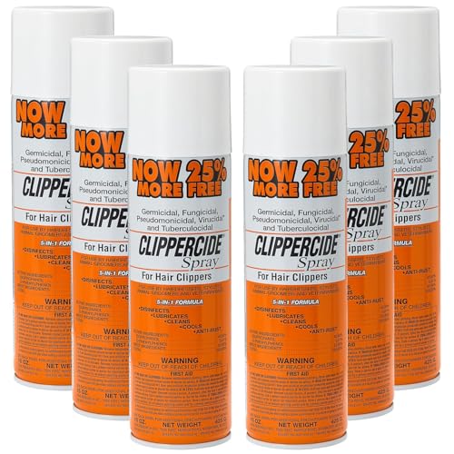Clippercide 5-in-1 clipper spray, 15 oz, pack of 6